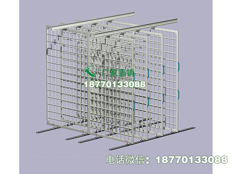齐齐哈尔推拉移动式网格储藏架